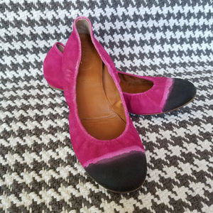 Leifnotes Anthropologie Suede Ballet Flats